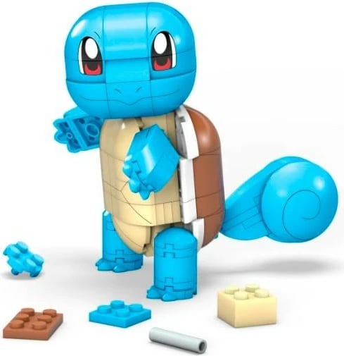 Set ndërtimi Mega Bloks Pokémon Squirtle, 199 pjesë, Blu