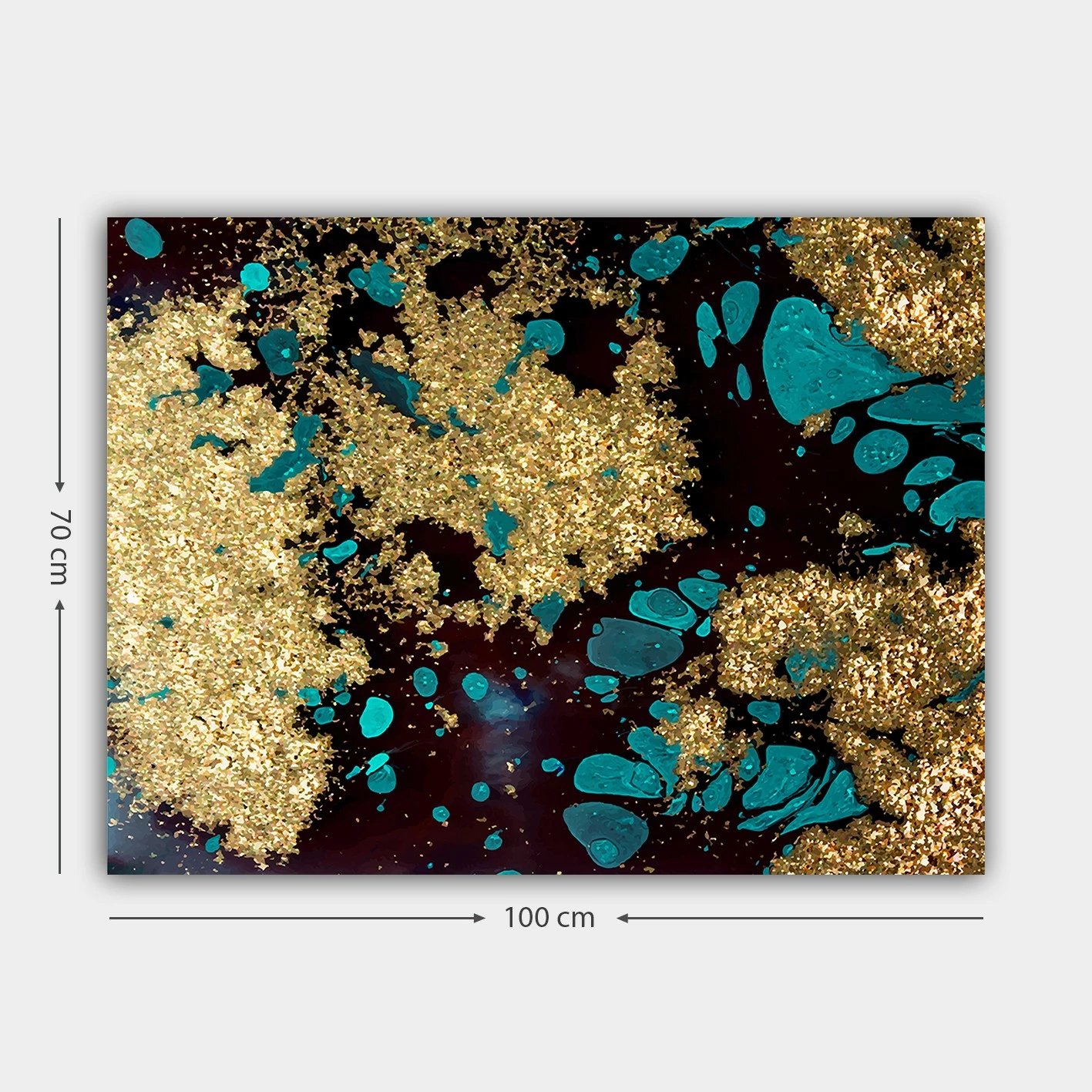 Pikturë dekorative në kanavacë Wallity, shumëngjyrëshe, 70x100cm, 297812846