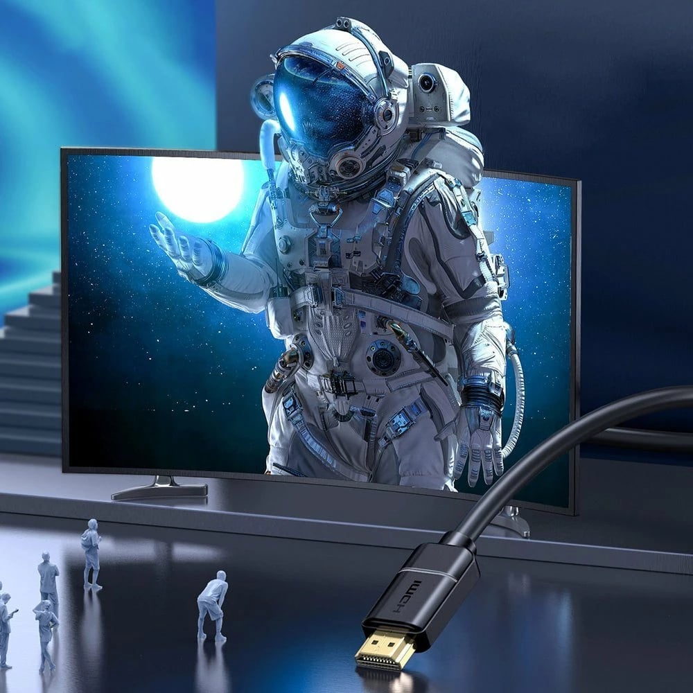Kabllo HDMI Baseus CAKGQ-A01, 1m, 4K 60Hz, e zezë
