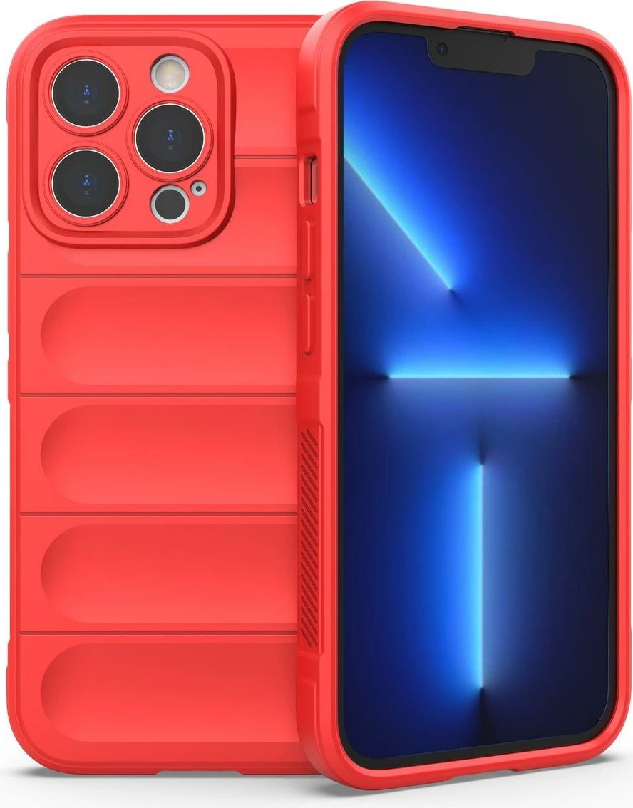 Mbështjellës Hurtel Magic Shield Case për iPhone 13 Pro Max, i kuq