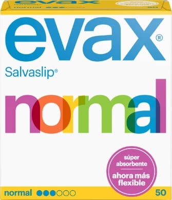 Pantyliners EVAX Normal 50 copë