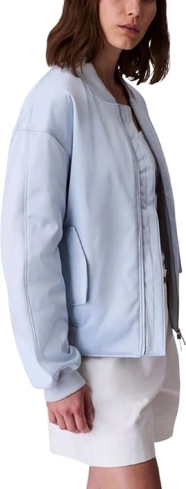 Jakne femra Calvin Klein Jeans, e kaltër e çelët