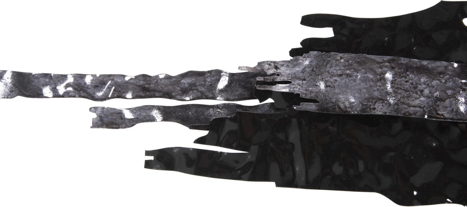 Dekor muri FH4196 metalik, ngjyrë e zezë-antracit-ari, 144x63.5H cm