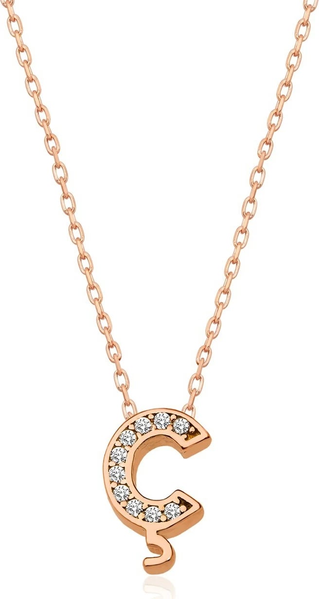 Qafore argjendi Jumeon, NRZ1187, ngjyrë ari rozë dhe e bardhë