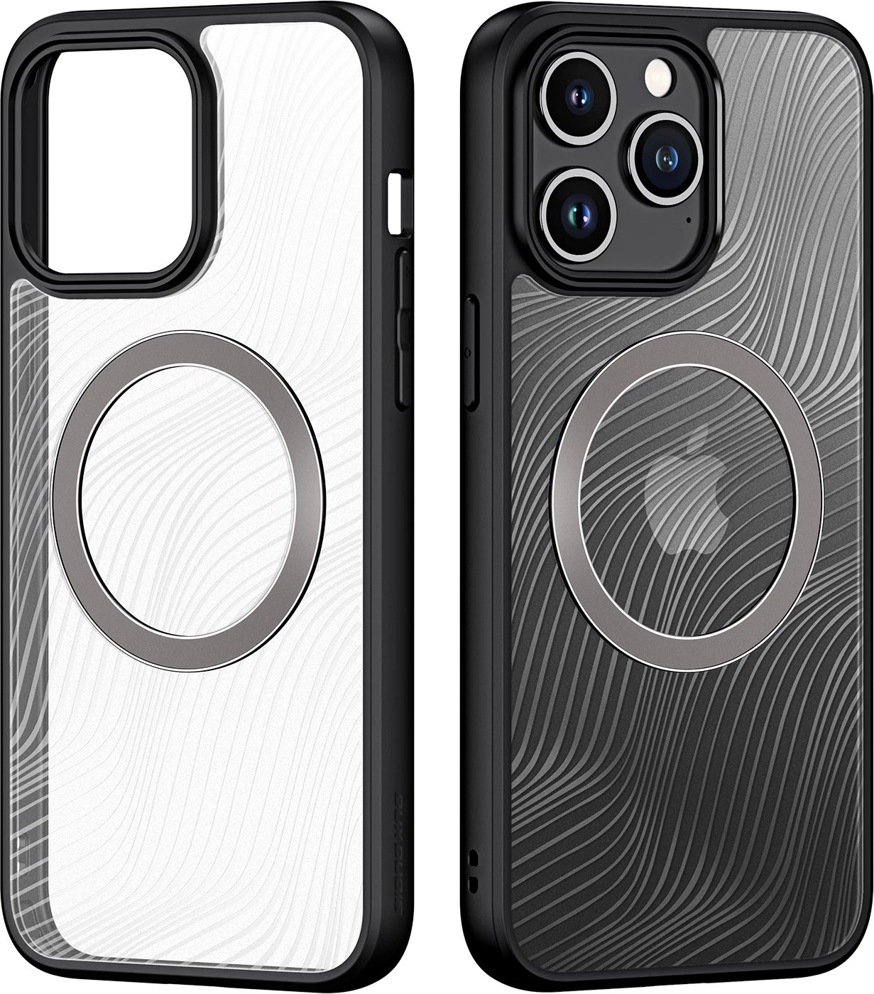 Mbështjellës Dux Ducis Aimo Mag për iPhone 15 Pro Max, MagSafe, i zi