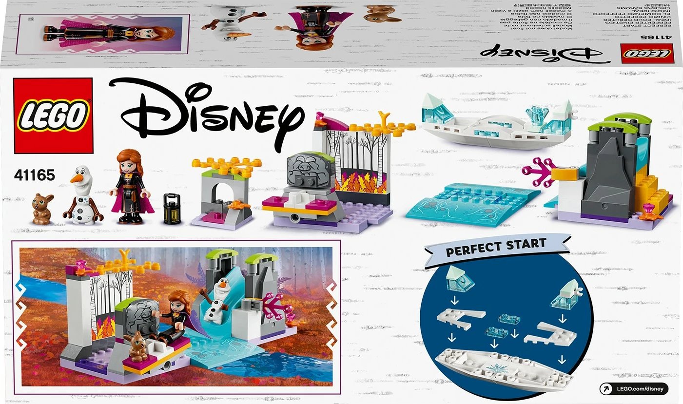 Set ndërtimi LEGO Disney Princess Disney Frozen II Anna's Canoe Expedition 41165, 108 pjesë, shumëngjyrësh