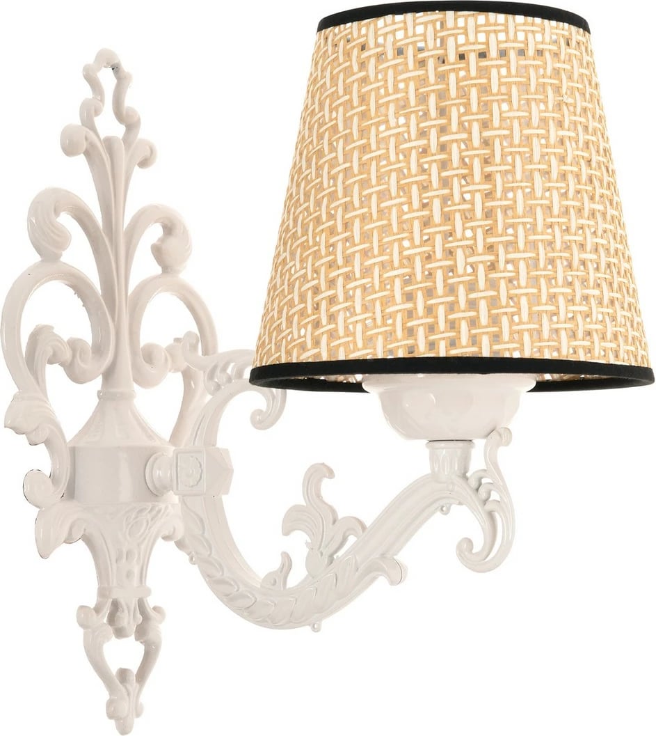 Llambë muri Opviq Claire, korale-natyrale, e bardhë