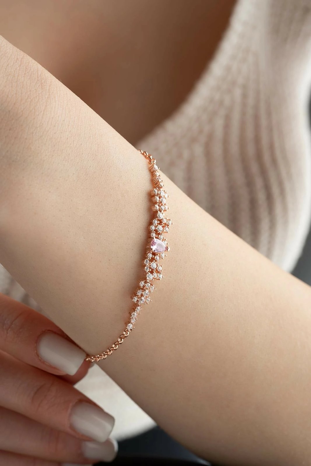 Byzylyk argjendi, ngjyrë rozë, Jumeon, NRZ999378