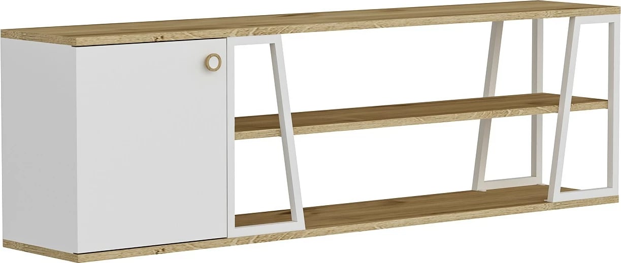 Komodë TV Hanah Home, Lissa Dolapli, e bardhë, sapphire