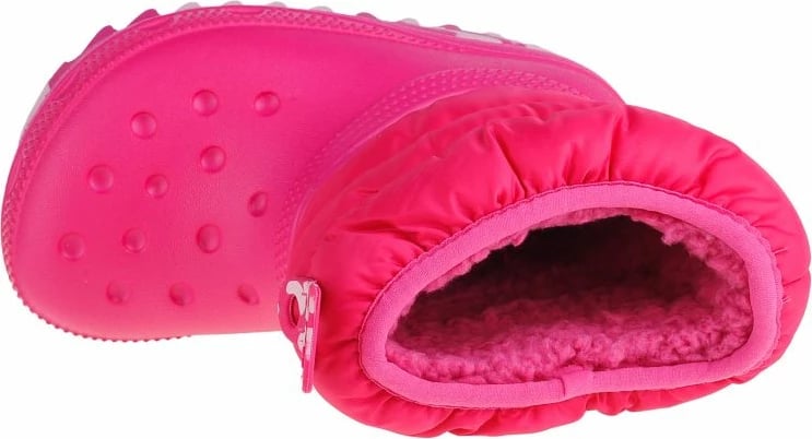 Çizme për vajza të vogla Crocs, rozë