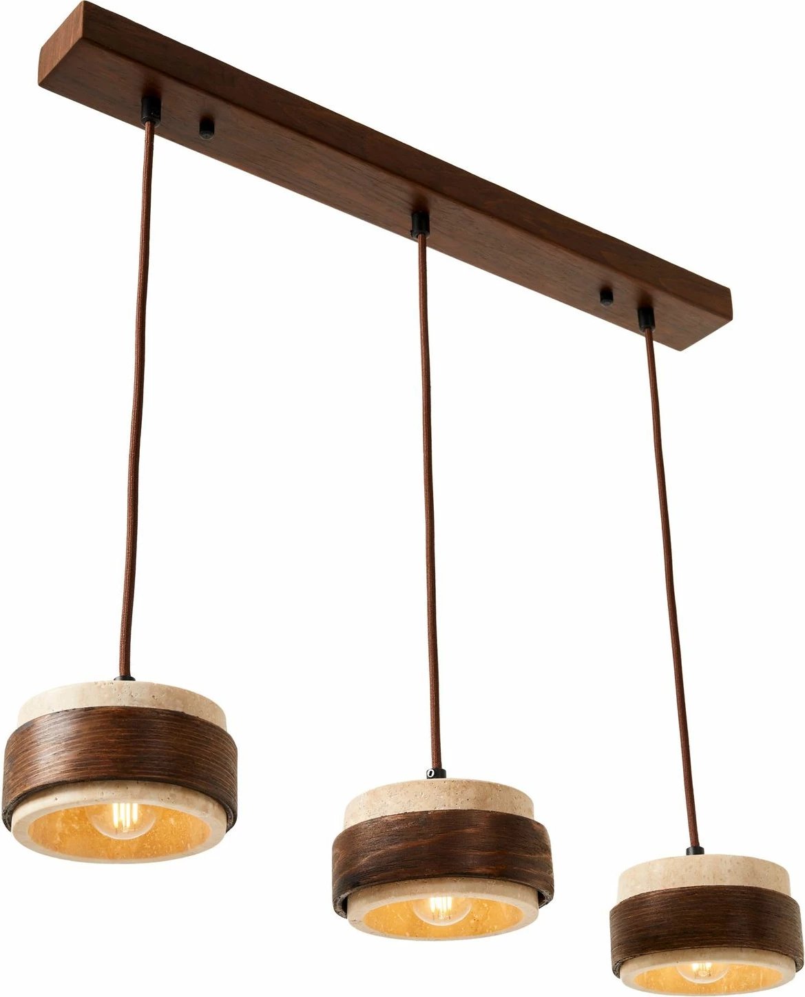 Llambë tavani Opviq Lover C, dru arre, bezhë