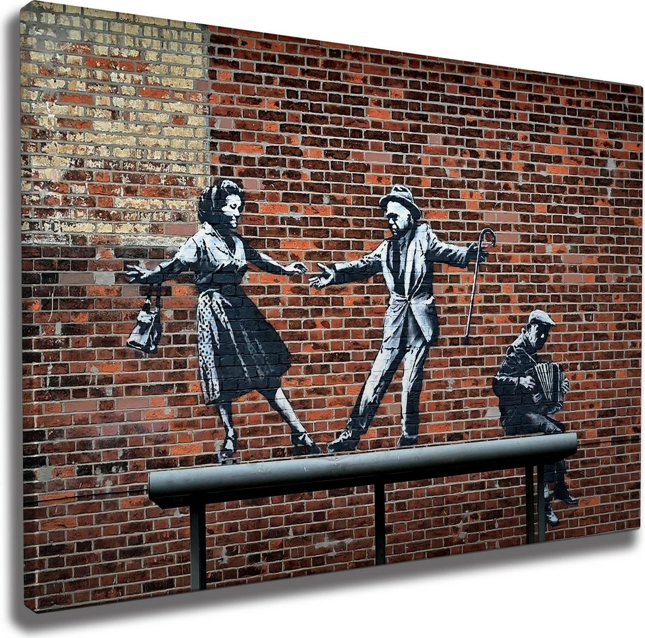 Pikturë dekorative në kanavacë, Banksy, shumëngjyrëshe, WY29, 50x70cm