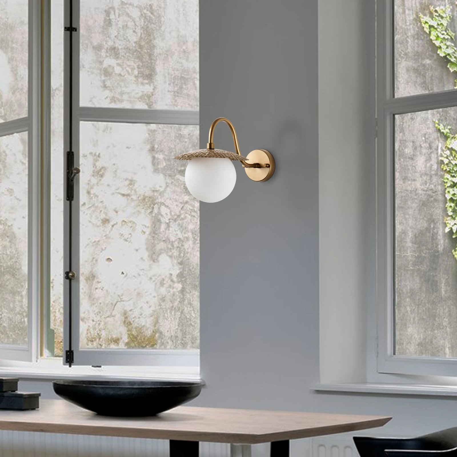 Llambë muri Opviq, Anemon - 15001, ngjyrë ari