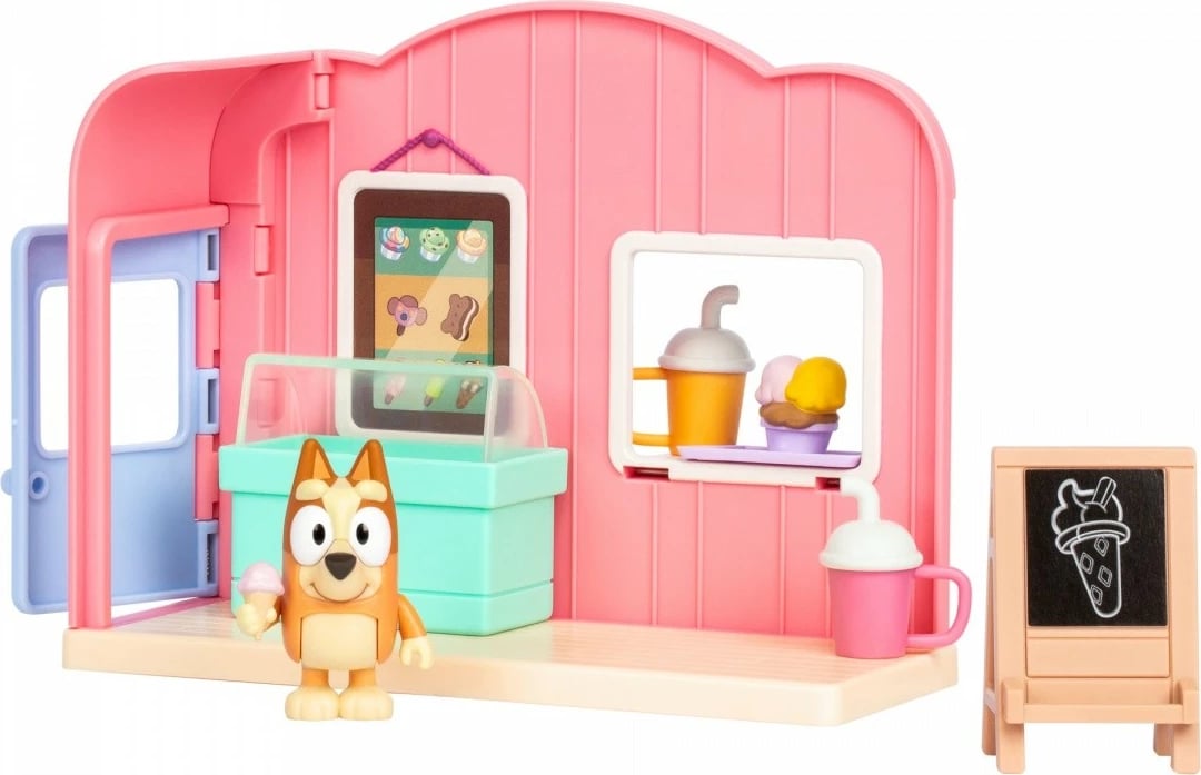 Set lodrash Bluey Mini Ice Cream Shop, Tm Toys, BLU17553, plastikë, për fëmijë, shumëngjyrësh