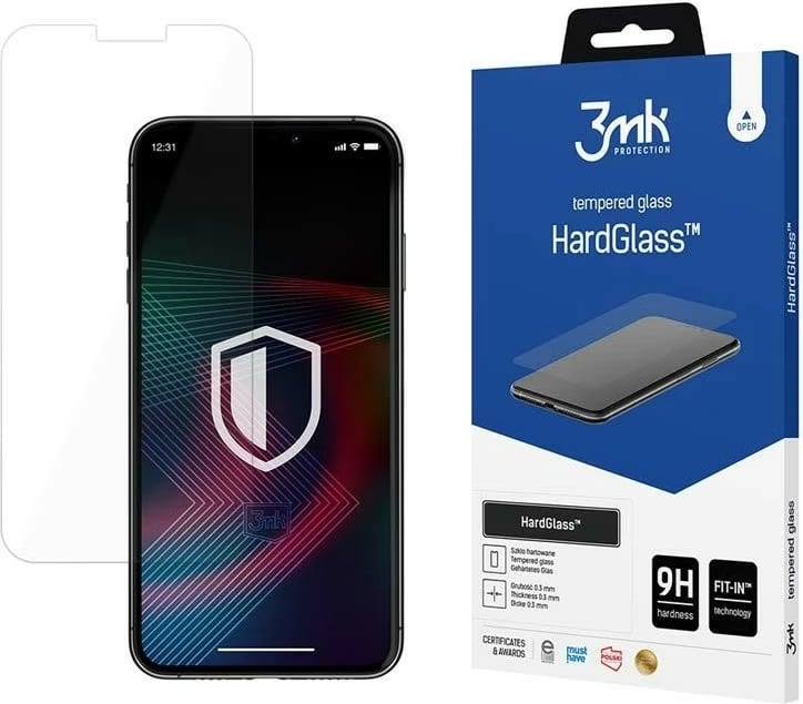 Xham i temperuar 3MK HardGlass për iPhone 14 Pro Max 6.7", Transparent