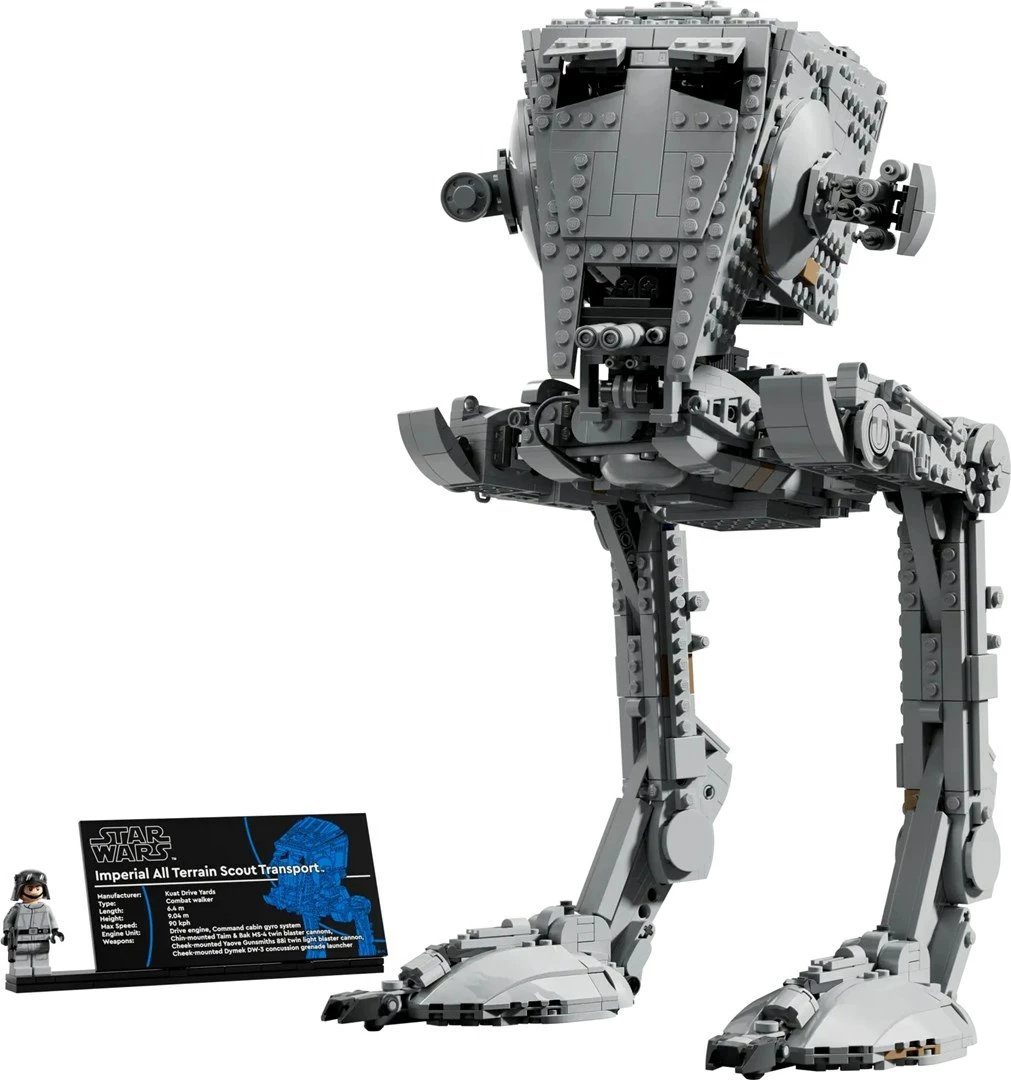 Set LEGO Star Wars AT-ST Walker 75417, për të rritur, me minifigurë, Gri Set LEGO Star Wars AT-ST Walker 75417, për të rritur, me minifigurë, Gri