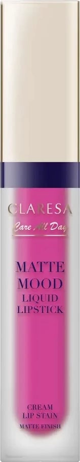 Buzëkuq i lëngshëm mat Claresa Matte Mood Liquid Lipstick për femra 06 Bliss 7ml