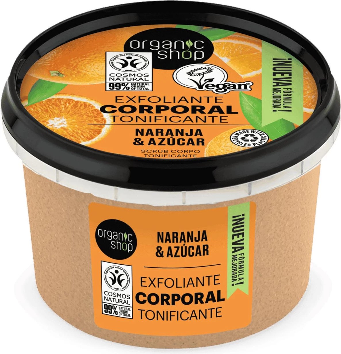 Eksfoliant trupi Organic Shop Naranja Siciliana unisex 1 copë