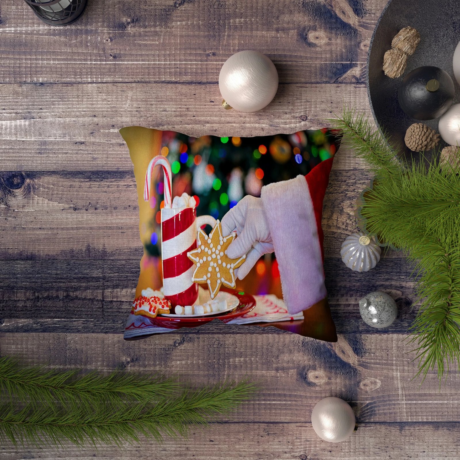 Jastëk Aberto Design, NYXMAS048, shumëngjyrësh, 43x43cm