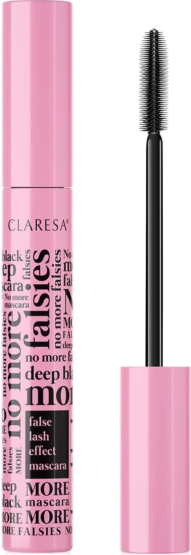 Maskara për femra Claresa No More Falsies Deep Black, 10g