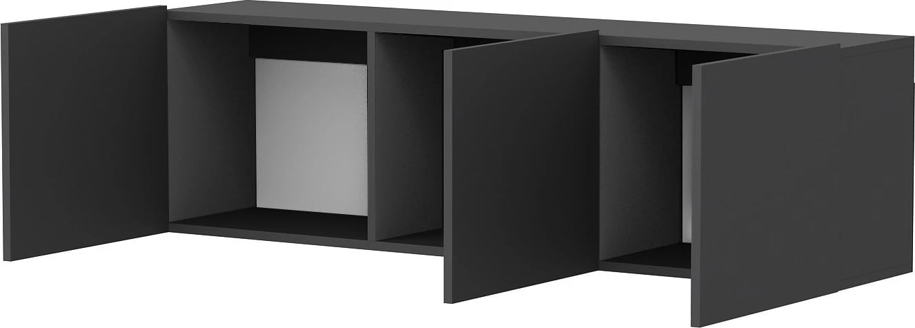 Komodë televizori Hanah Home, e bardhë-antracit