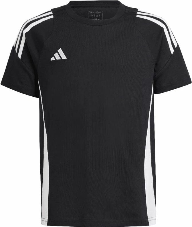 Fanellë për fëmijë adidas Tiro 24, e bardhë dhe e zezë