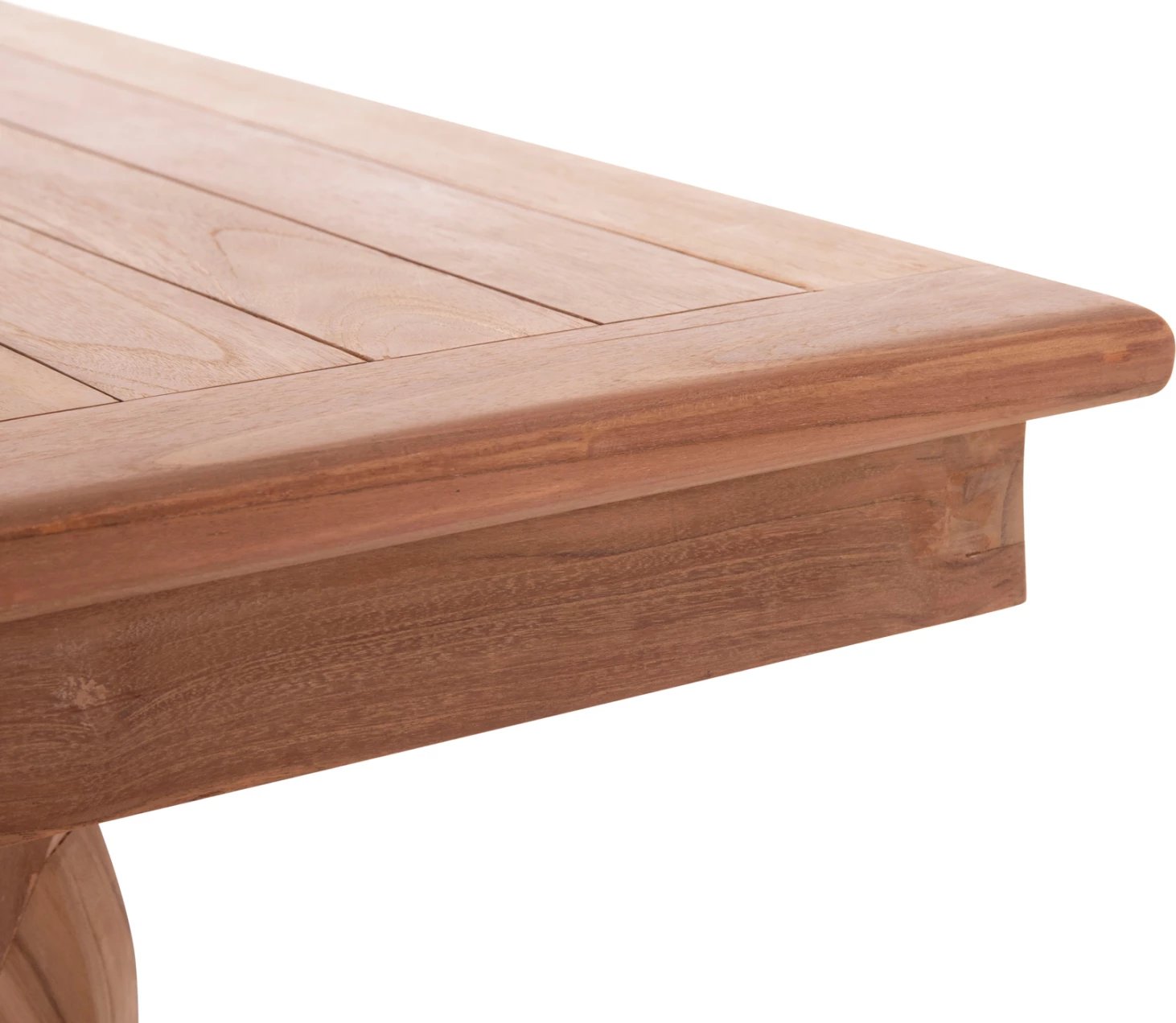 Tavolinë ngrënie për jashtë, dru teak natyral, WONDER FH18116, 180x91x75cm