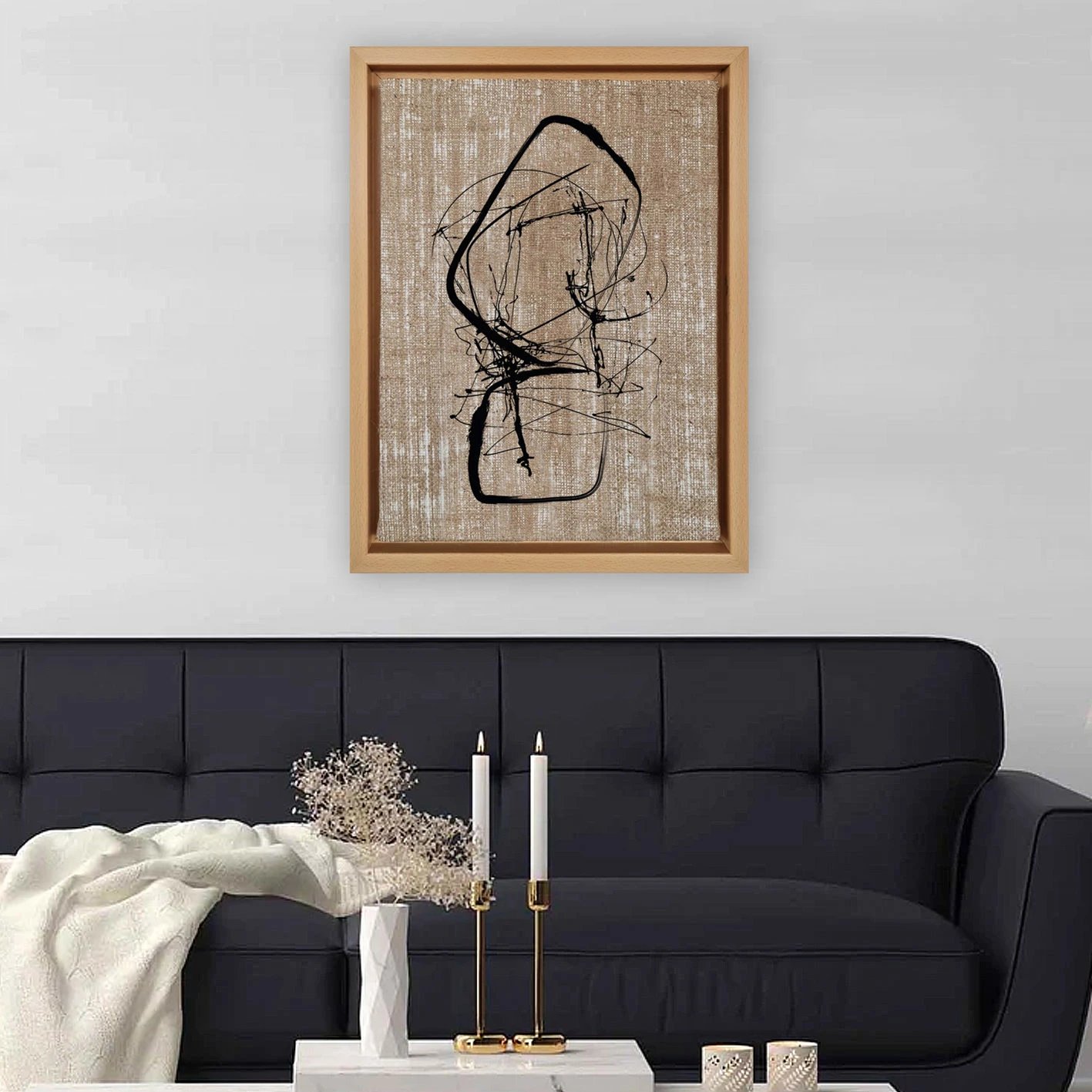 Pikturë dekorative në kanavacë, Wallity, LNJ31917527396 - 4666, shumëngjyrëshe, 46x66cm