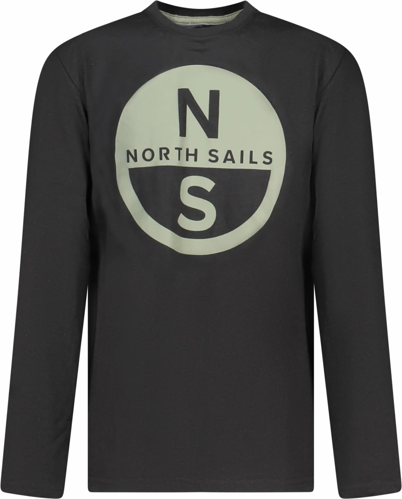 Maicë me mëngë të gjata NORTH SAILS për djem, e zezë