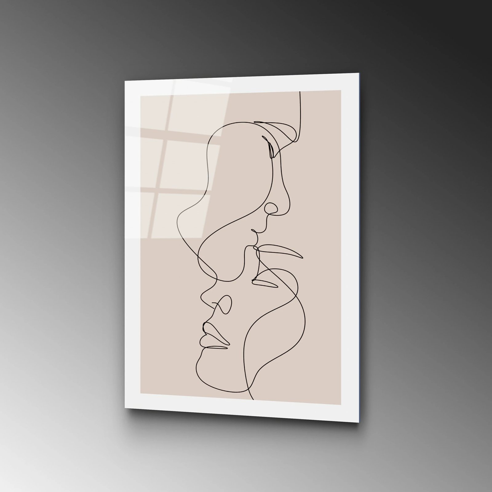 Pikturë dekorative prej xhami të temperuar, Wallity UV-1038, 30x45cm