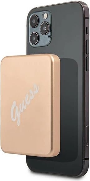 Powerbank induktiv GUESS GUE001299, 3000mAh, MagSafe, Gold