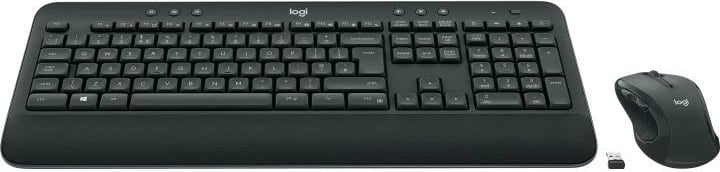 Tastierë dhe maus, Logitech MK545 Advanced (920-008889), pa tela, layout DE, taste multimediale, e zezë, set