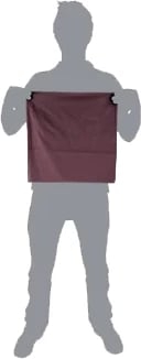 Recycled SoftFibre Trek Towel, Blackcurrant, Pocket