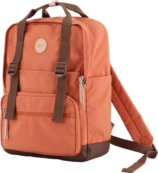 Çantë shpine Himawari 1085B për laptop 15", portokalli