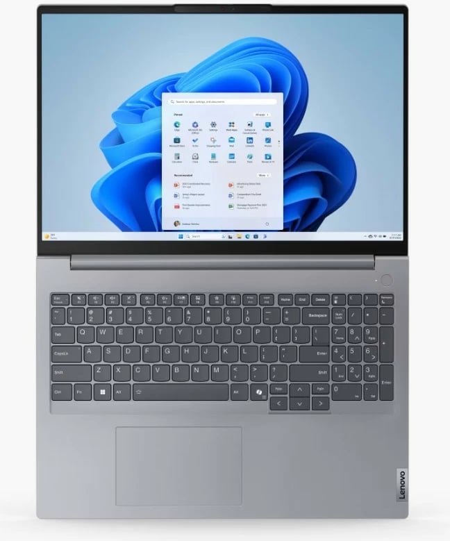 Laptop Lenovo ThinkBook 16 G7 21MW0077PB Ryzen 7 7735HS, 16GB RAM DDR5, 1TB SSD, 16.0" WQXGA, Radeon 680M, Windows 11 Pro, Arctic Grey