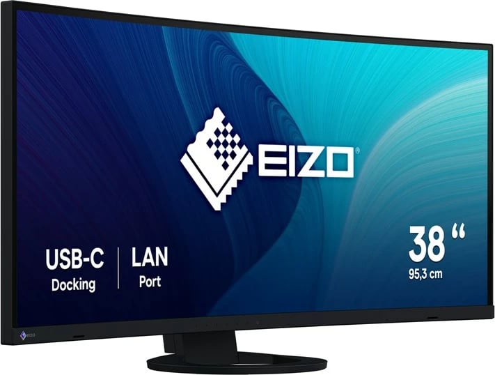 Monitor EIZO FlexScan EV3895-BK, 37.5 inç, UltraWide Quad HD+, LED, i zi