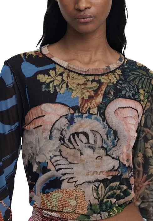 Maicë Desigual femra, blu