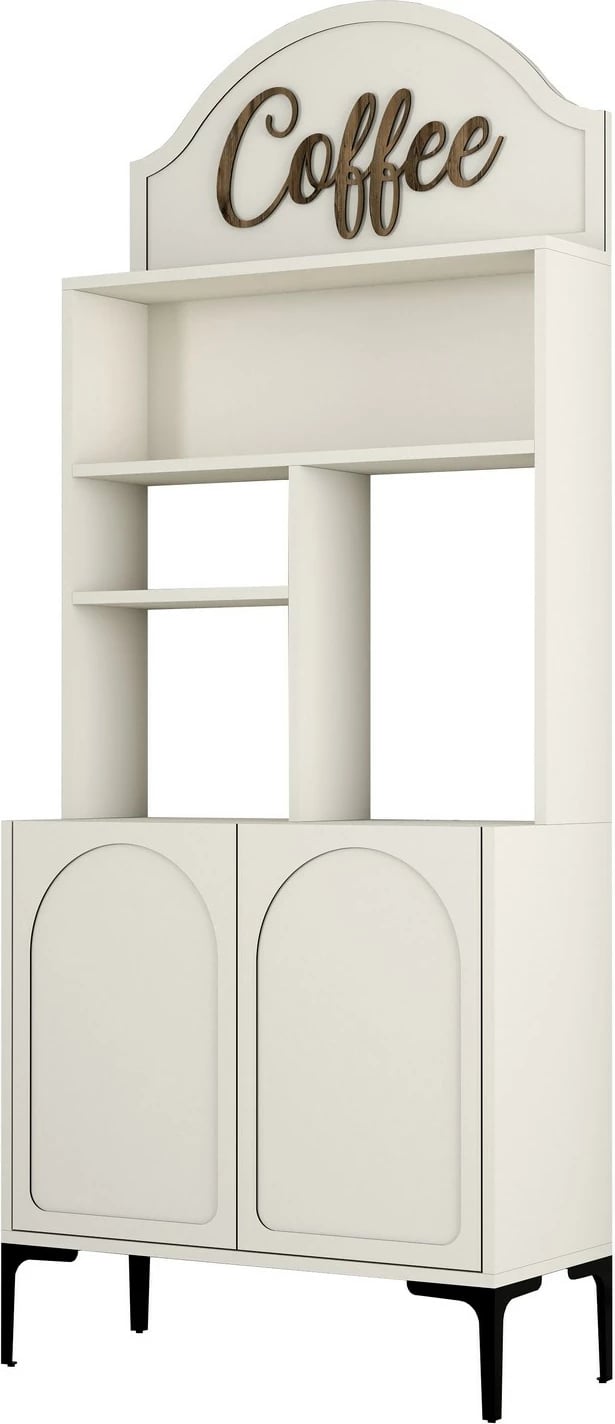 Dollap për kafe, Skye Decor, Lyon 80, krem dhe i zi