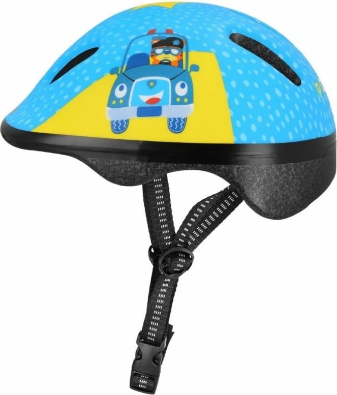 Kaskë Biciklete për Djem Spokey Fun M, Blu dhe Verdhe