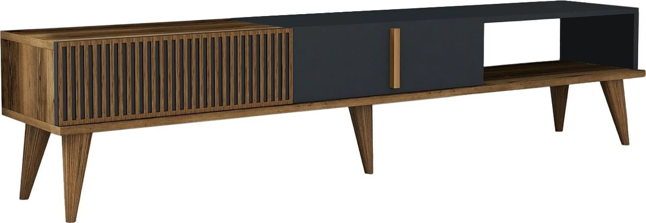 Komodë TV Hanah Home, Milan Alt, ngjyrë arre dhe antracit