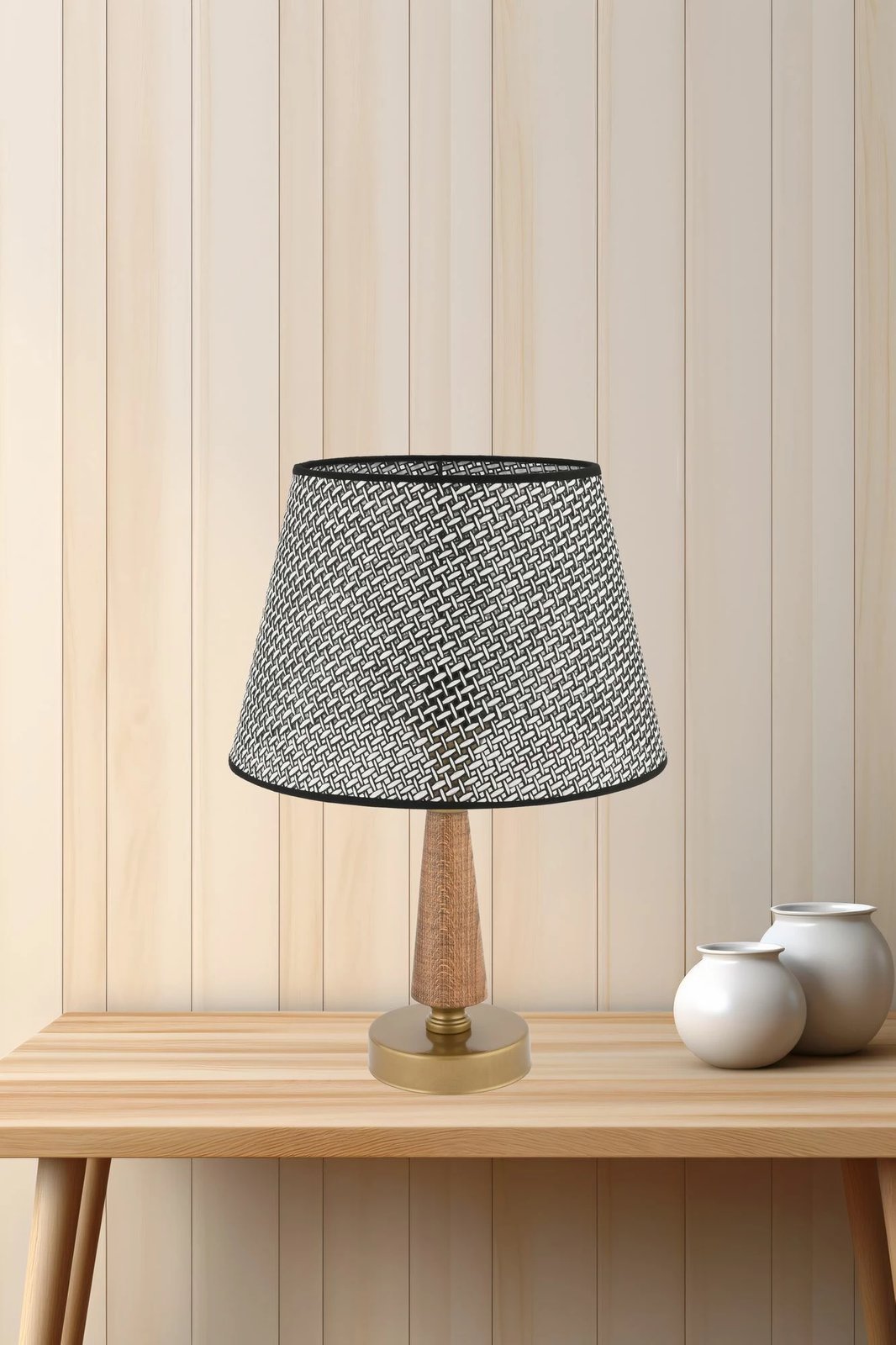 Llambë tavoline Opviq, 302 Hazeran, gri, kafe, ari