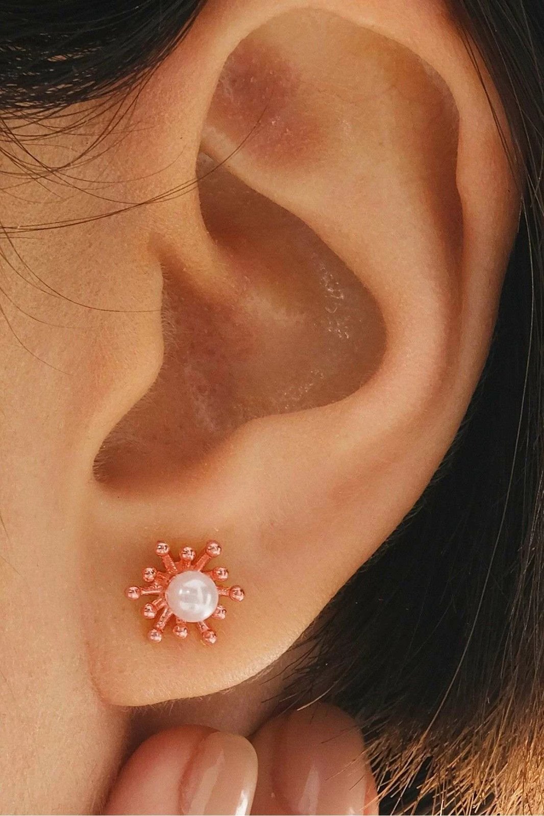 Vathë argjendi Jumeon, ngjyrë ari rozë, SGTL12841