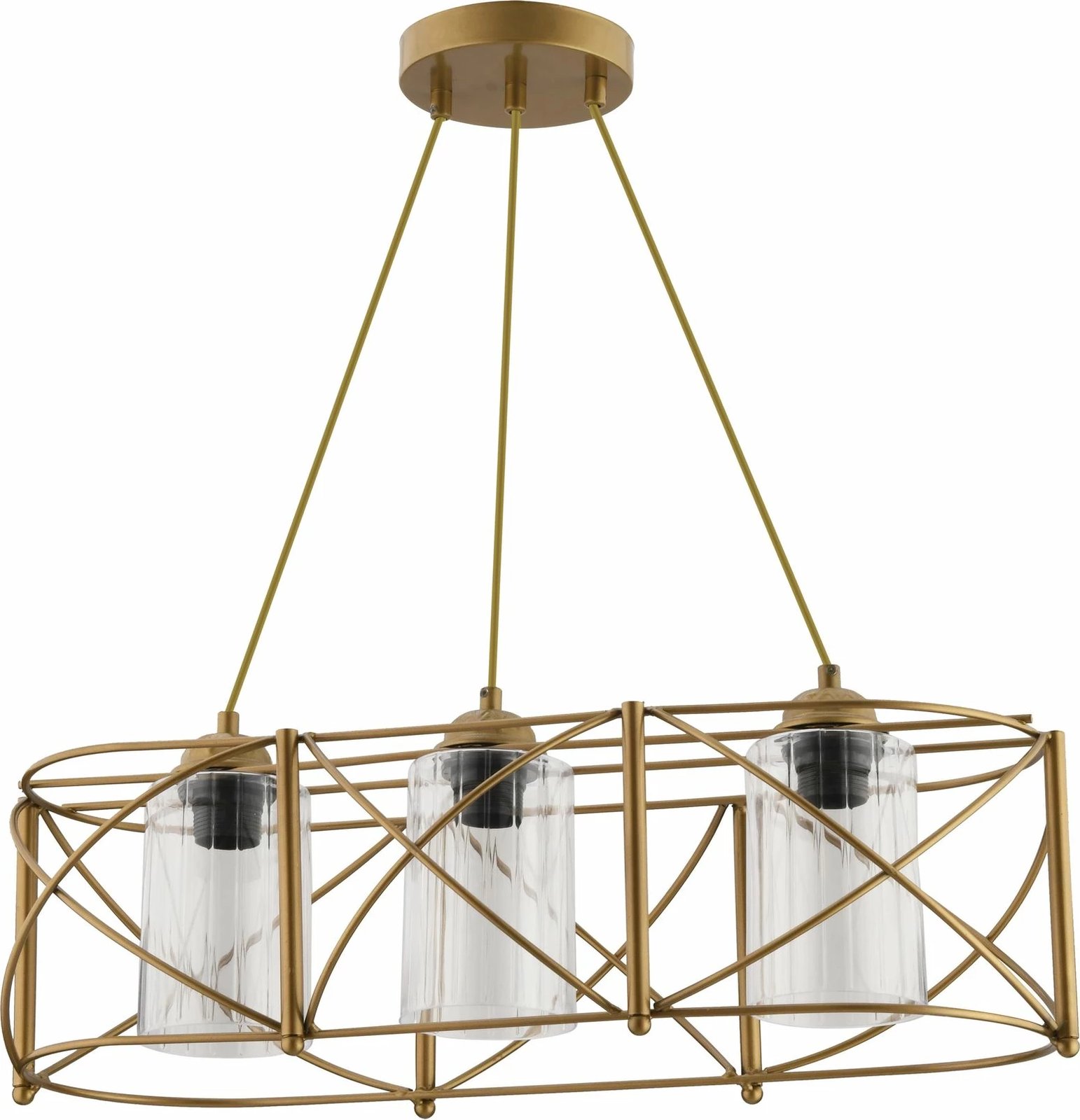 Llambë varëse Opviq, Dratrio, xham i tejdukshëm, ngjyrë ari