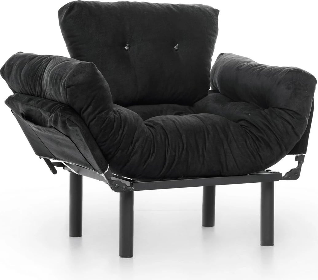 Karrige Wing Nitta, e zezë, Atelier del Sofa