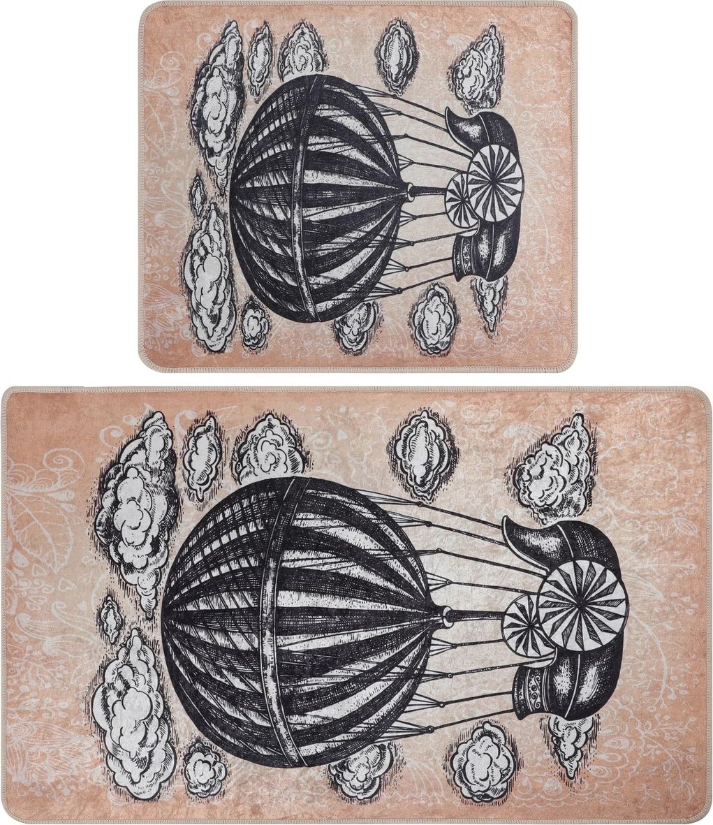 Set tapetash për banjo (2 copë), Mijölnir, Propeller, verdhë, e zezë, e bardhë