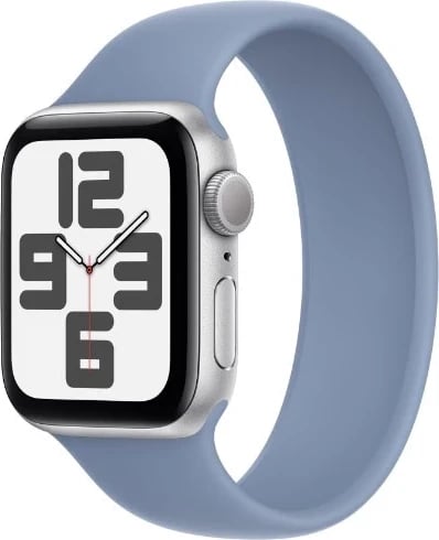 Ora e zgjuar Apple Watch SE, 44mm alumini me rrip sportiv blu