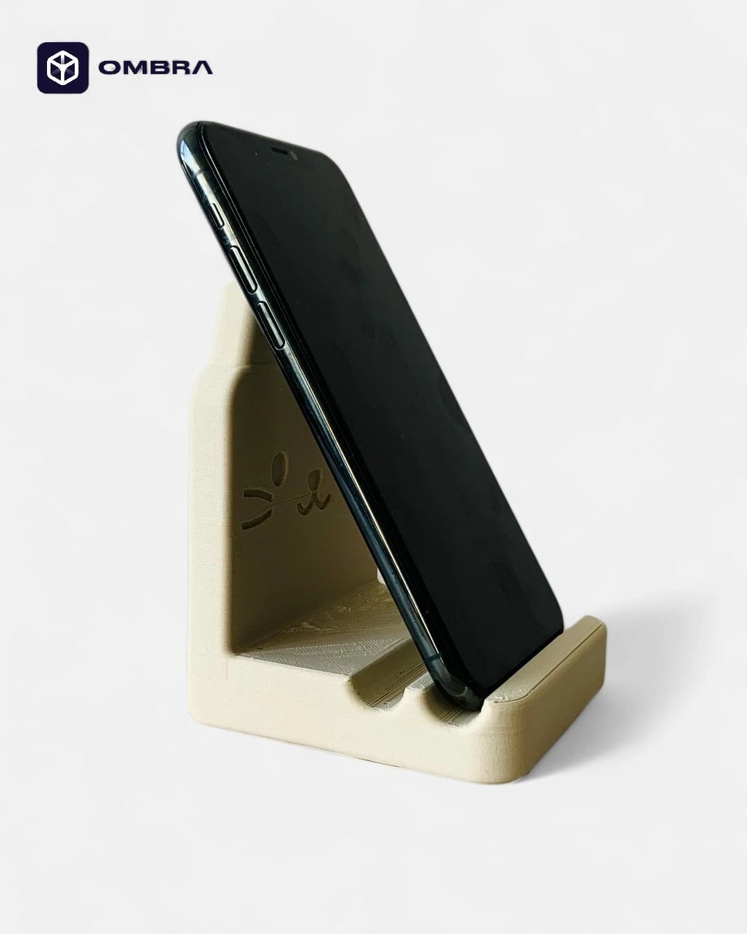 Mbajtëse për telefon me dizajn Cat -  bezhë