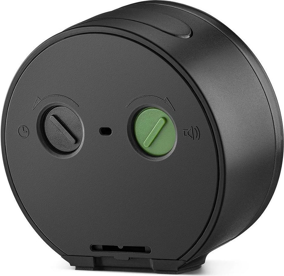 Alarm Braun BC12BW, quartz, 12h, buzzer, zi e bardhë