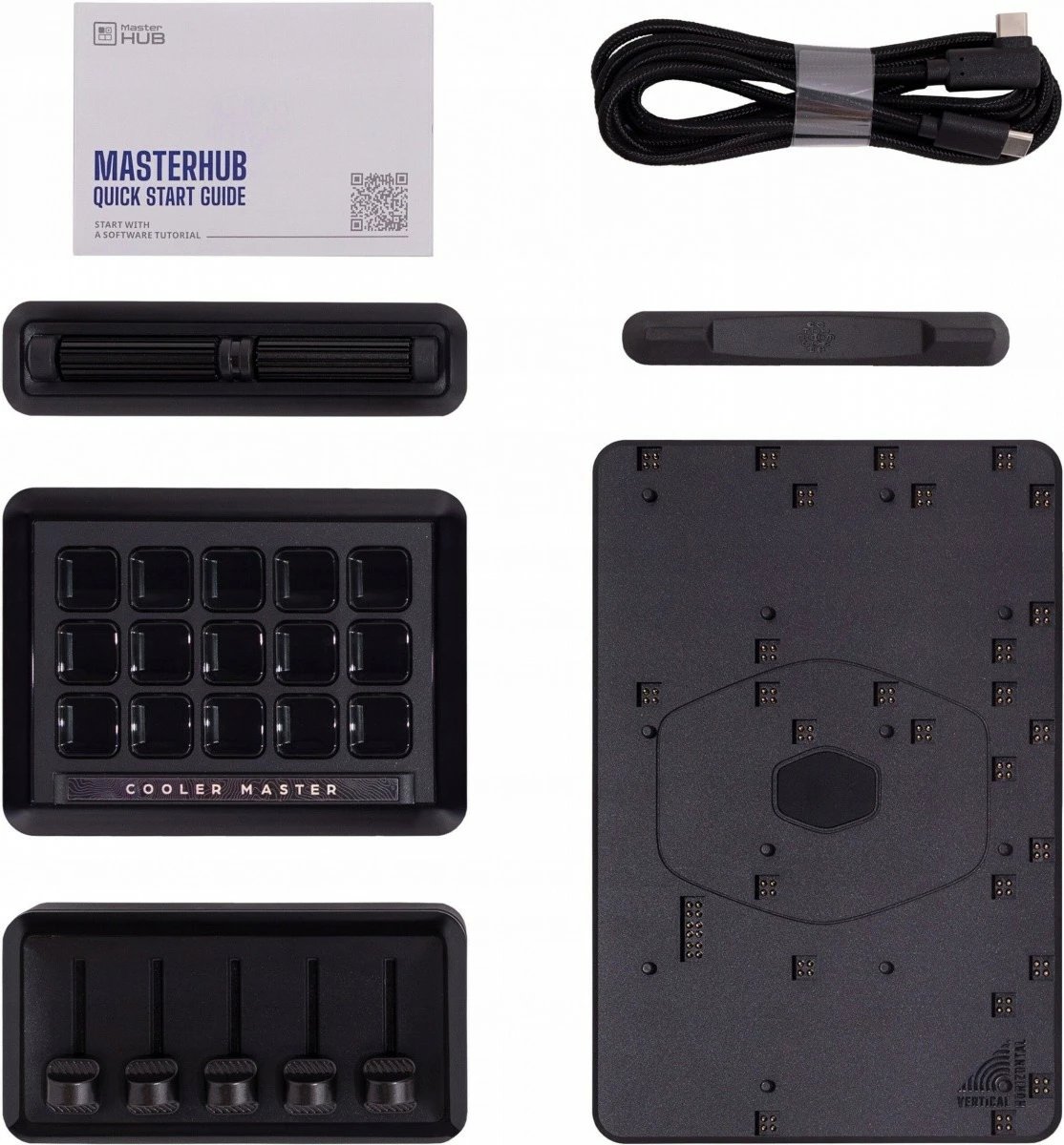 Set aksesorësh Cooler Master Master Hub Stream Kit, modular, për PC, i zi