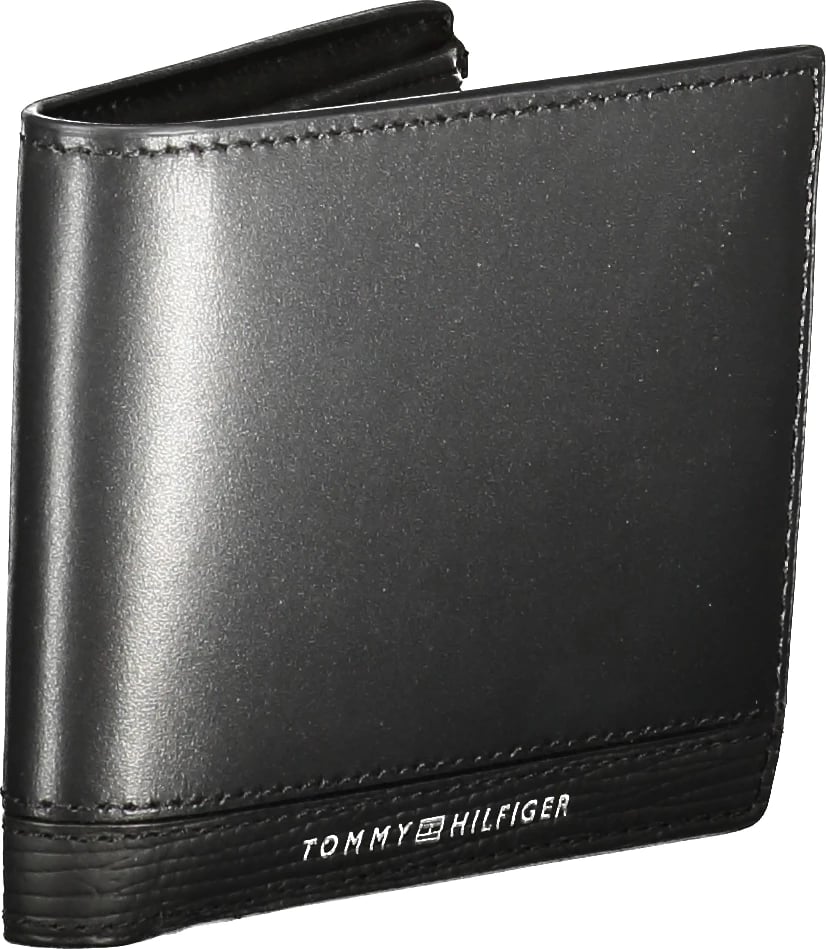 Portofol për meshkuj TOMMY HILFIGER, i zi